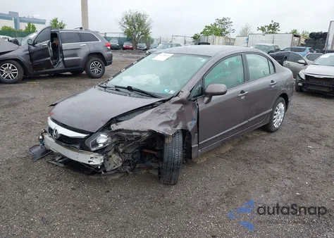 2010 Honda Civic Lx из США, поврежденный, VIN 2HGFA1F58AH563280